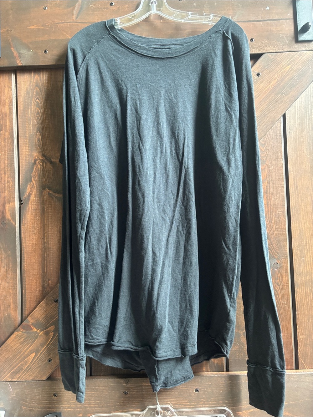 We The Free Black Long Sleeve Tee